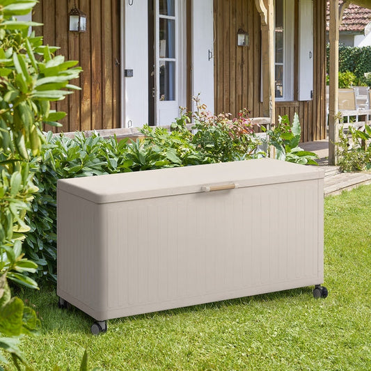 Coffre de rangement 670L EDENIO Argile